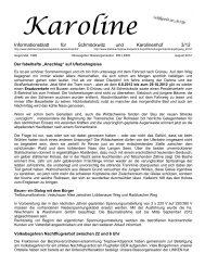 Karoline Informationsblatt für Schmöckwitz und Karolinenhof 5/10