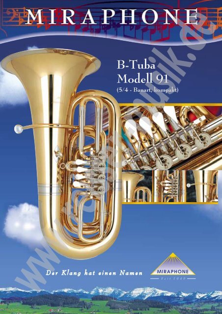 B-Tuba Modell 91 (5/4 - Bauart, kompakt) - Reisser Musik