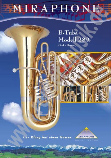 B-Tuba Modell 289 (5/4 - Bauart) - Reisser Musik