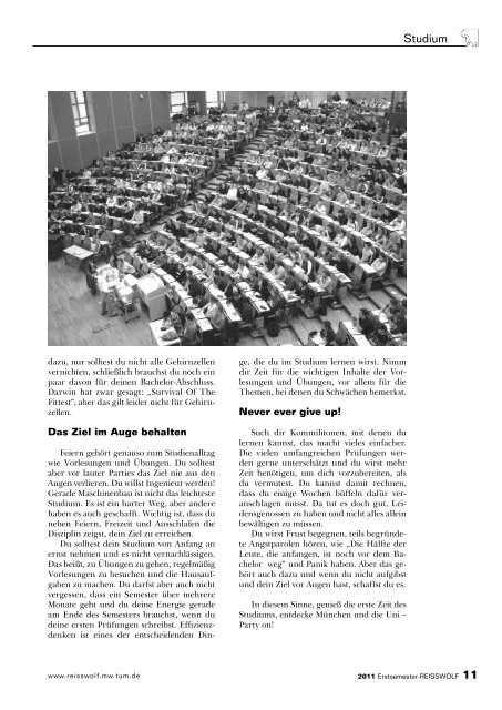 PDF-Version - Reisswolf - Technische UniversitÃ¤t MÃ¼nchen