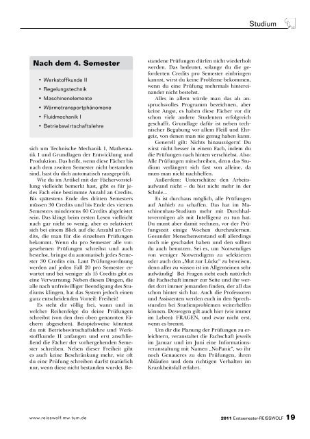 PDF-Version - Reisswolf - Technische UniversitÃ¤t MÃ¼nchen