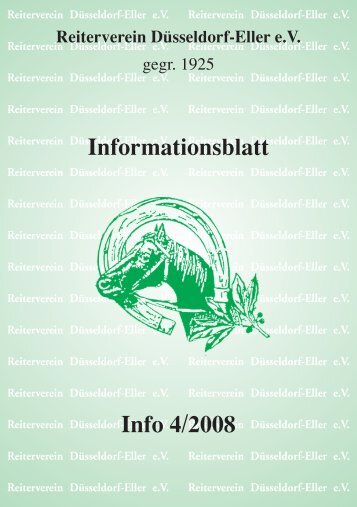 Info 04/2008 - Reiter Verein e.V.