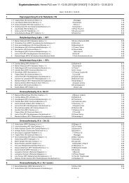 ErgebnisÃ¼bersicht: Herne,PLS vom 11.-12.05.2013 - RFZV St ...