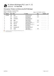 Crystal Reports - SLISTE1v - Reit- und Fahrverein Würtingen eV