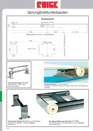 Sprungbrettunterbauten - GHC Invest