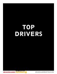 TOP DRIVERS - Meadowlands Racetrack
