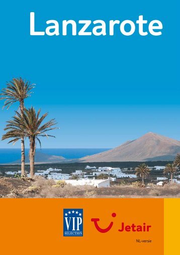 Jetair informatieboekje over : Lanzarote - Reizen De Cauwer