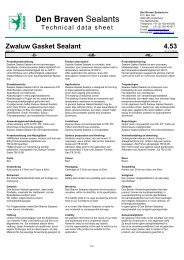 Zwaluw Gasket Sealant 4.53 - Den Braven