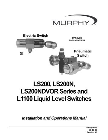 LS200, LS200N, LS200NDVOR Series and L1100 Liquid ... - Rekarma