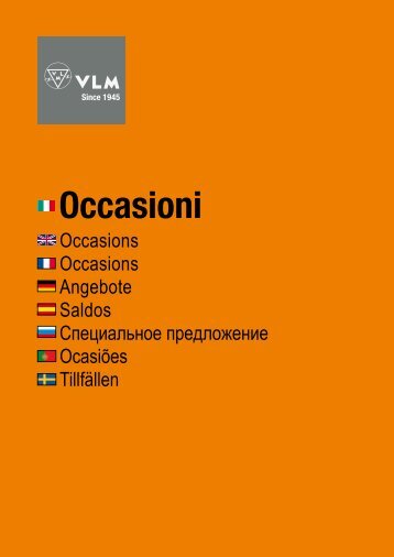 catalogo occasioni 2013 - Relco Group