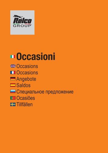 Occasioni 2013 - Relco Group