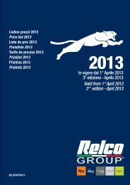 Listino Completo 2013 III Edizione - Relco Group