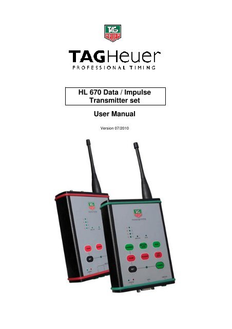 HL670 - TAG Heuer Timing Systems