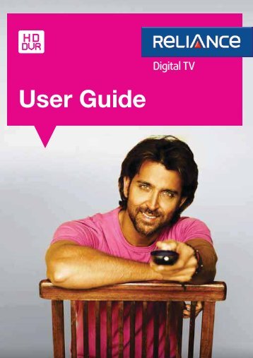 HD DVR STB User Guide - Reliance Digital TV