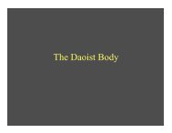The Daoist Body