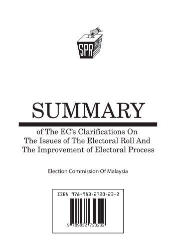 2013 - SUMMARY of EC Clarification