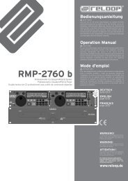 RMP-2760 b - Reloop