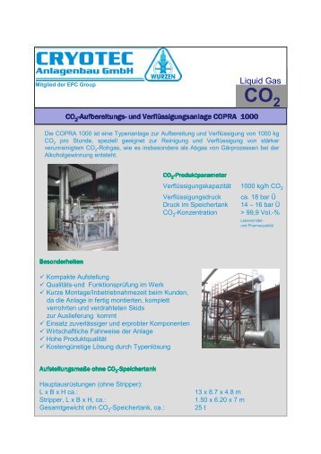 CO 2 - Cryotec Anlagenbau Gmbh