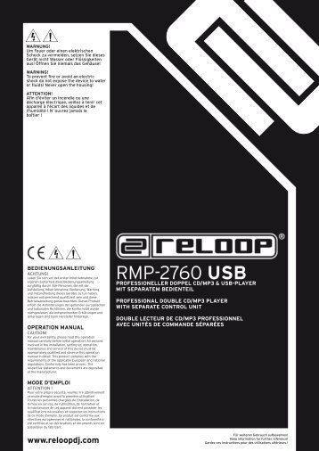 RMP-2760 UsB - Reloop