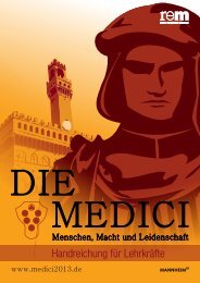Lehrerhandreichung (pdf) - Die Medici