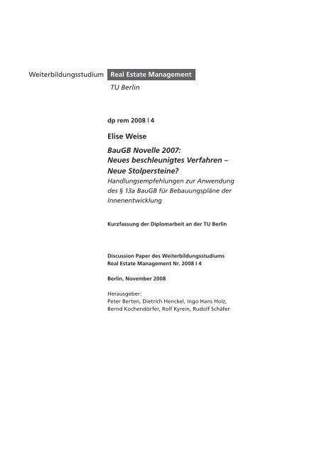 pdf-Datei; 2417 kB / 69 Seiten - Real Estate Management