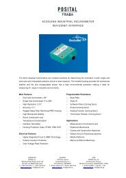 ACCELENS INDUSTRIAL INCLINOMETER DEVICENET INTERFACE