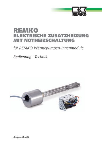 Elektrische Zusatzheizung inkl Notheizschaltung D-W12 - Remko