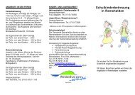 Faltblatt Flyer - Gemeinde Remshalden