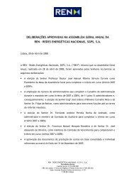 redes energéticas nacionais, sgps, sa - REN