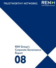 REN Group's Corporate Governance Report