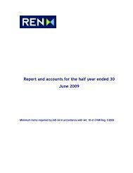 Report and accounts for the half year ended 30 June 2009