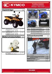 KYMCO ZubehÃ¶r 2013.pdf - Autohaus Schulze GmbH Pirna