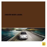 ZUBEHÖR NEUER LAGUNA - Renault