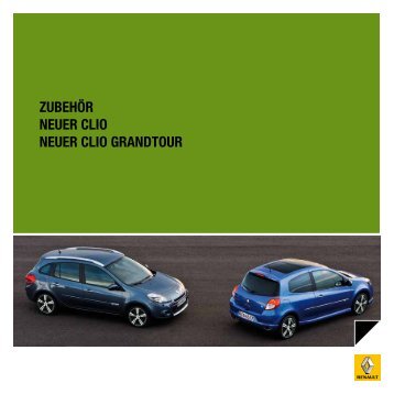 ZUBEHÖR NEUER CLIO NEUER CLIO GRANDTOUR - Renault
