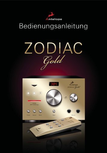 11 ZODIAC Gold - Antelope Audio