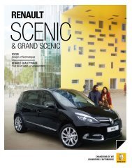 RENAULT SCENIC & GRAND SCENIC COLLECTION 2012