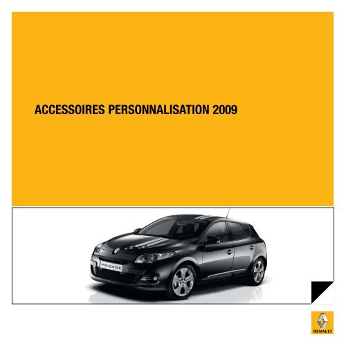 ACCESSOIRES PERSONNALISATION 2009 - Renault.be
