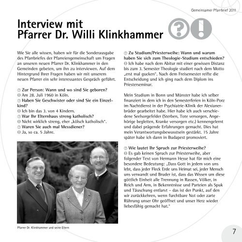 Pastor Dr. Klinkhammer! - erftmuendung.de