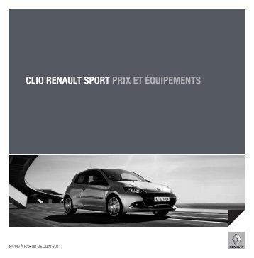 Liste de prix - Renault