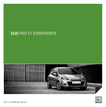Liste de prix - Renault