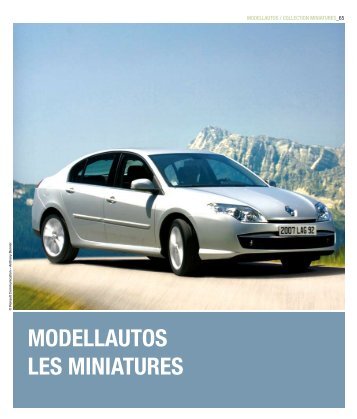 MODELLAUTOS LES MINIATURES - Renault