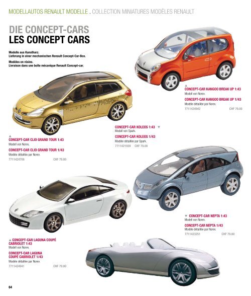 DIE CONCEPT-CARS LES CONCEPT CARS - Renault