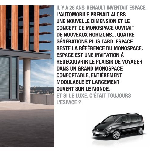 RENAULT ESPACE - Groupe BADER