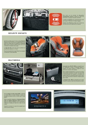 MULTIMEDIA SÃCURITÃ ENFANTS - Renault