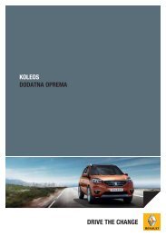 KOLEOS DODATNA OPREMA - Renault