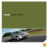 MEGANE BERLINE & COUPE - Renault