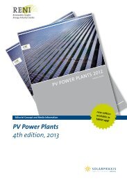 PV Power Plants 4th edition, 2013 - Renewables Insight