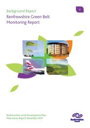 Renfrewshire Green Belt Monitoring Report - Renfrewshire Council