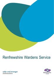 Renfrewshire Wardens Service - Renfrewshire Council