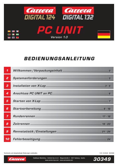 PC UNIT - Carrera